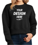 District Women’s Perfect Weight Cropped Crewneck Sweatshirt