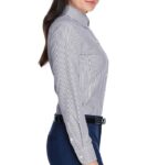 Devon & Jones Women’s Crown Collection™ Banker Stripe Button Up Shirt